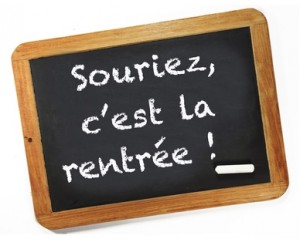 Souriez, c'est la rentrée